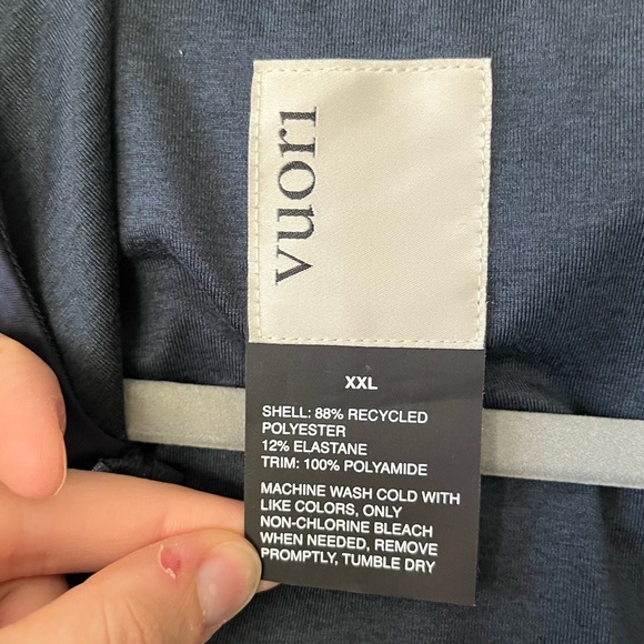 Vuori Sunday Element Track Jacket in Blue Ink Heather Men’s Size XXL - Picture 11 of 16